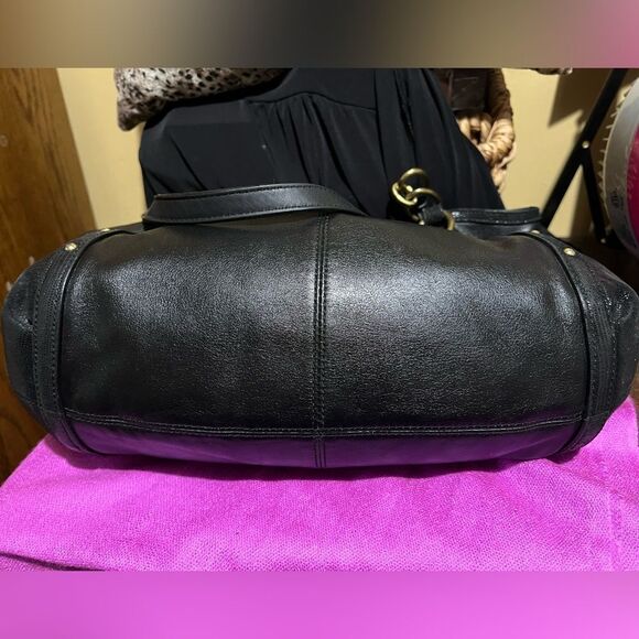 Coach F20812  Large Alexandra Python  Chain Leather  Shoulder Bag - Picture 4 of 9